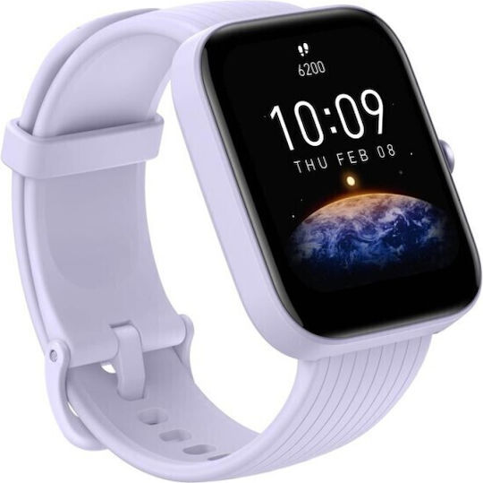 Amazfit Bip 3 Smartwatch with Heart Rate Monitor (Blue) view 3