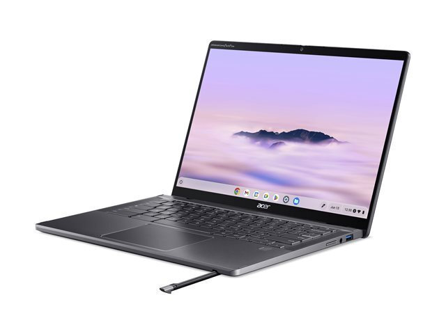Acer Chromebook Plus Spin 714 14" FHD+ (Ultra 5-115U/16GB/512GB SSD/Chrome OS) (UK Keyboard) view 2