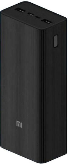 Xiaomi Power Bank 30000mAh 18W with 2 USB-A Ports and USB-C Port Black vue 2