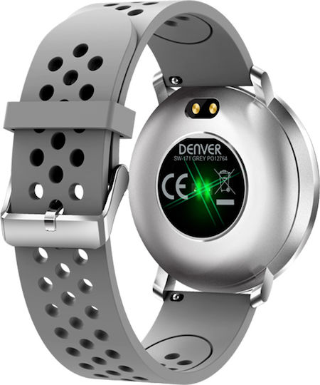 Denver SW-171 45mm Smartwatch with Heart Rate Monitor (Gray) view 4