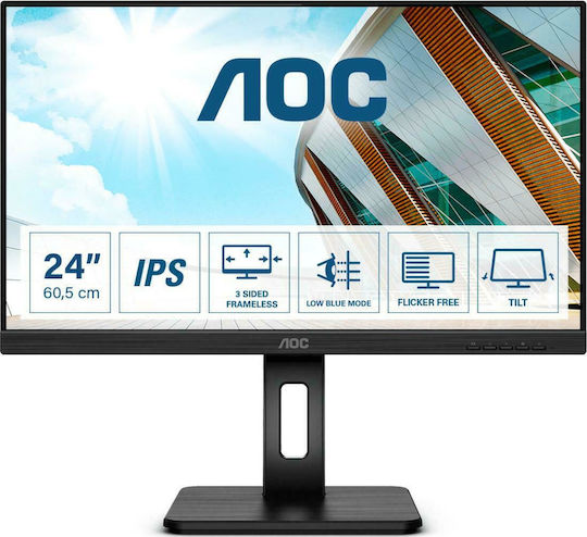 AOC 24P2Q IPS Monitor 23.8" FHD 1920x1080 with Response Time 4ms GTG view 6