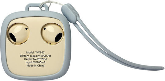 Ezra TWS67 Earbud Bluetooth Handsfree Earphones with Charging Case Blue view 5