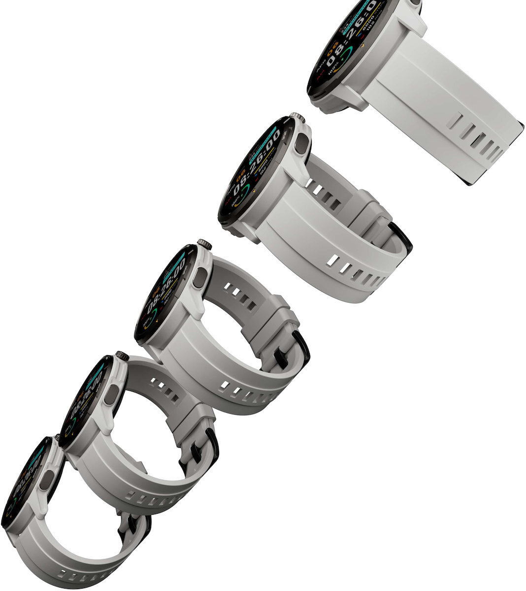 AGM Legion Smartwatch with Heart Rate Monitor (Gray) vue 4