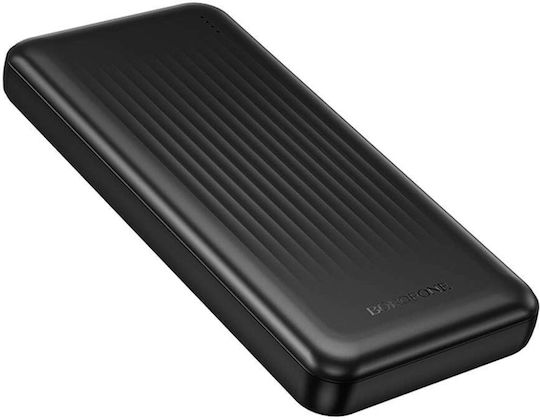 Borofone BJ78 Power Bank 10000mAh with 2 USB-A Ports Black vista 2