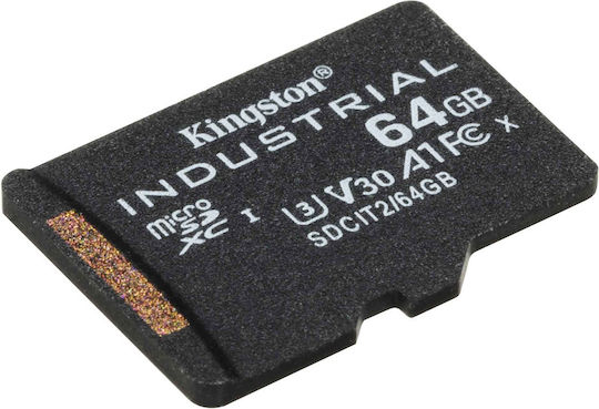 Kingston Industrial microSDXC 64GB Class 10 U3 V30 A1 UHS-I view 2