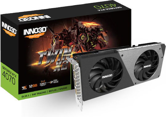 Inno 3D GeForce RTX 4070 12GB GDDR6 Twin X2 Graphics Card