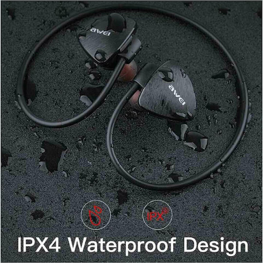 Awei A847BL In-ear Bluetooth Handsfree Earphones with Sweat Resistance Black view 8