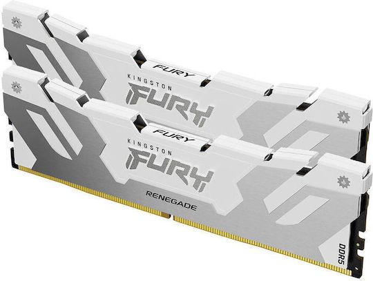 Kingston Fury Renegade DDR5 32GB RAM with 2x16GB Modules and Speed 6400 for Desktop KF564C32RWK2-64 vue 2