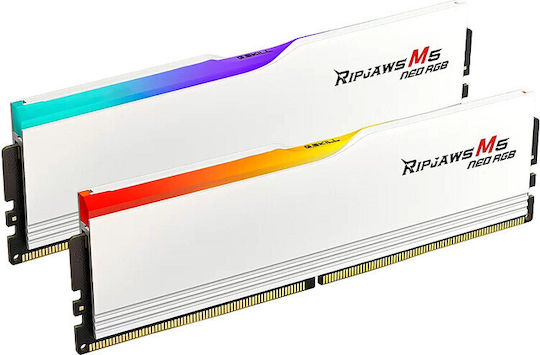 G.Skill Ripjaws M5 Neo DDR5 32GB RAM with 2x16GB Modules and Speed 6000 for Desktop F5-6000J3636F16GX2-RM5NRW view 2