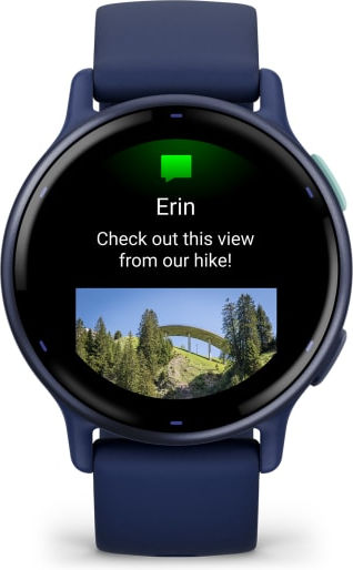 Garmin Vivoactive 5 Aluminium 42mm Waterproof Smartwatch with Heart Rate Monitor (Royal Blue) view 2