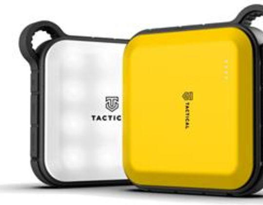 Tactical Badass Power Bank 10050mAh with USB-A Port and USB-C Port Yellow vue 2