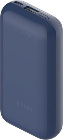 Xiaomi Pocket Edition Pro Power Bank 10000mAh 33W with USB-A Port and USB-C Port Blue view 3