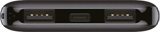 Blue Star W0539 Power Bank 5000mAh with 2 USB-A Ports and USB-C Port Black view 2