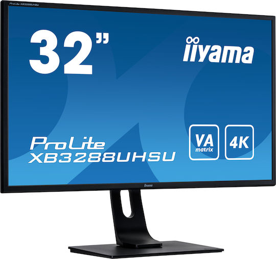 Iiyama ProLite XB3288UHSU-B1 VA Monitor 31.5" 4K 3840x2160 with Response Time 3ms GTG view 6