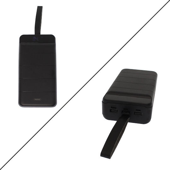 Remax Leader Power Bank 40000mAh with 3 USB-A Ports Black vue 5