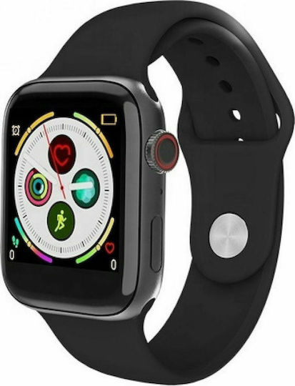 K90 45mm Smartwatch with Heart Rate Monitor (Black)