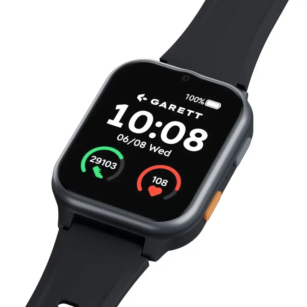 Garett Vita Smartwatch with SIM and Heart Rate Monitor Black view 5