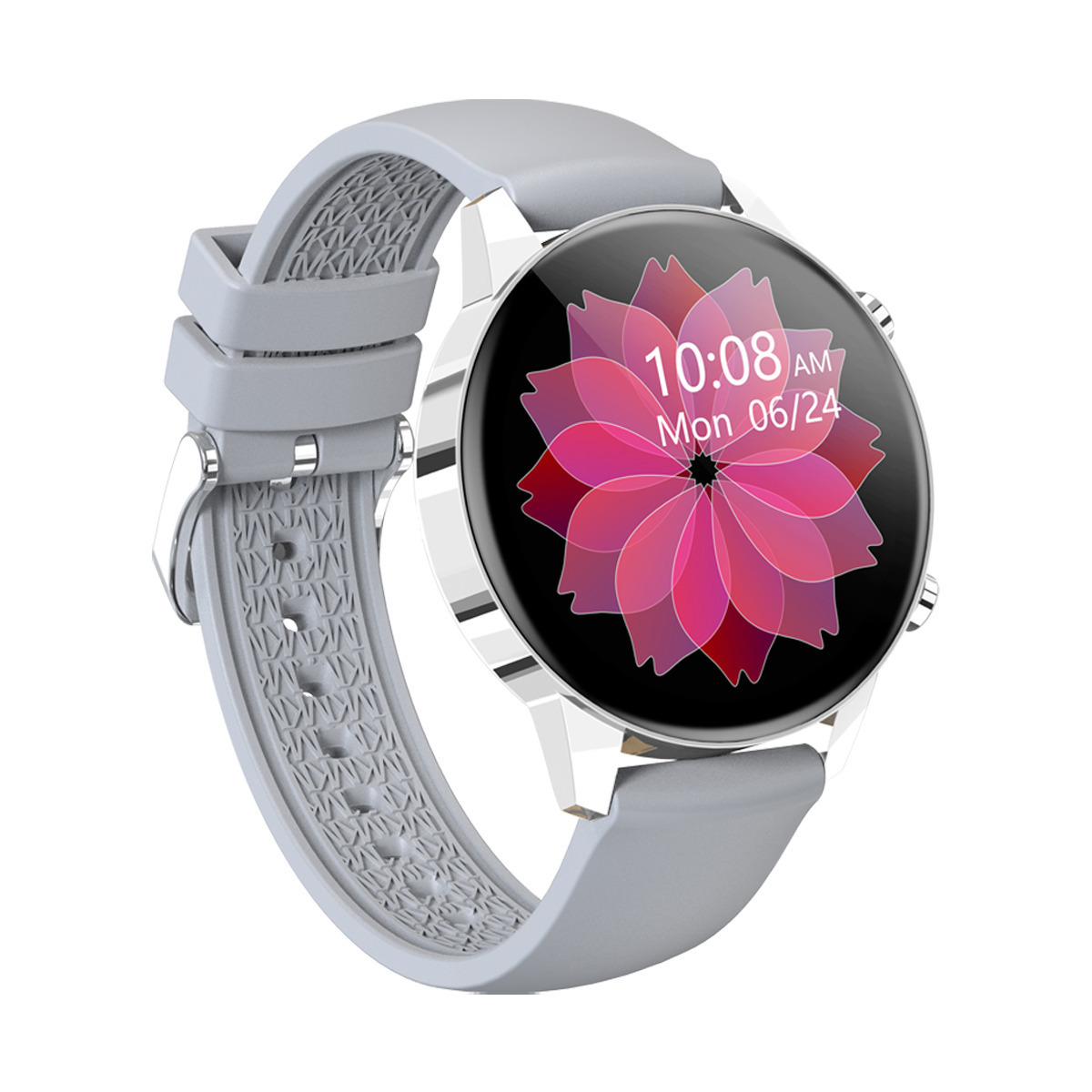 Aluminium Smartwatch with Heart Rate Monitor (Gray) vue 3