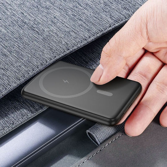 Hoco J140A MagSafe Power Bank 5000mAh 20W Power Delivery Black Ansicht 3