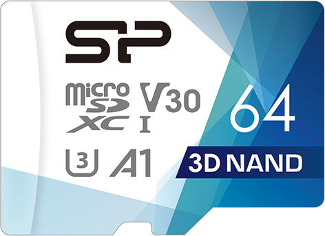 Silicon Power Superior Pro microSDXC 64GB U3 V30 A1 UHS-III 100MB/s with Adapter view 3