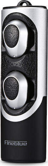 Fineblue RWS-X8 In-ear Bluetooth Handsfree Earphones with Charging Case Black / Gray view 8