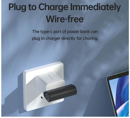 Devia EP141 Mini Pocket Power Bank 4800mAh 20W Power Delivery Black view 3