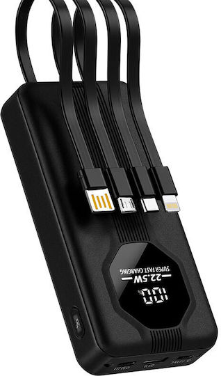 Green Lyca GL70221 Power Bank 10000mAh Black