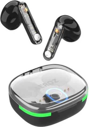 Aeroz TWS-1020 In-ear Bluetooth Handsfree Earphones with Charging Case Black vista 2