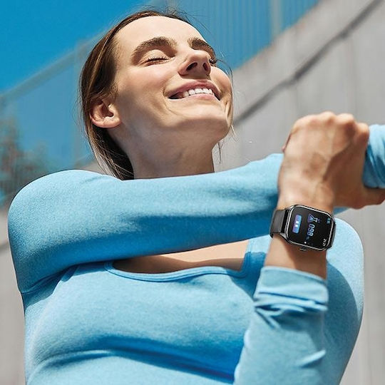 Awei H21 Smartwatch with Heart Rate Monitor (Black) vue 9
