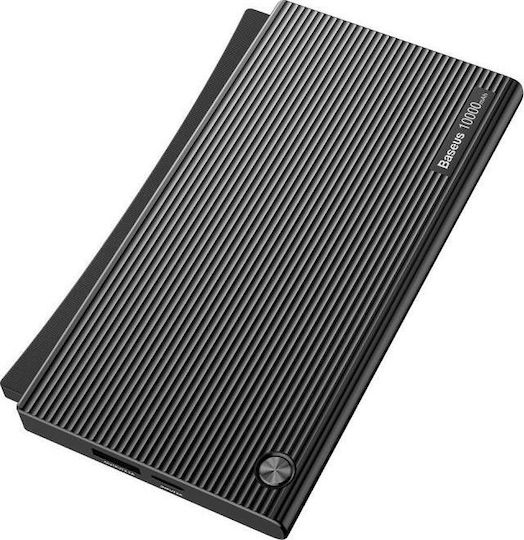 Baseus Esazi Power Bank 10000mAh with 2 USB-A Ports Black view 2