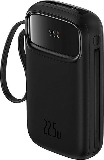 Baseus Qpow Pro+ Power Bank 20000mAh 22.5W with USB-A Port and USB-C Port Power Delivery / Quick Charge 3.0 Black view 5