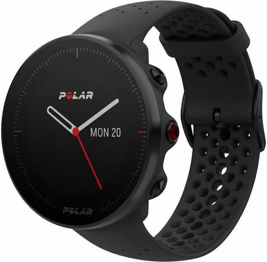 Polar Vantage M M/L Stainless Steel 46mm Waterproof Smartwatch with Heart Rate Monitor (Black) view 5