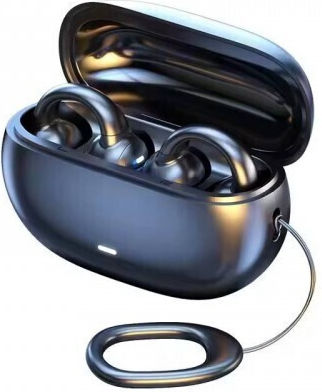 M55 Open Ear Bluetooth Handsfree Earphones with Charging Case Black view 1