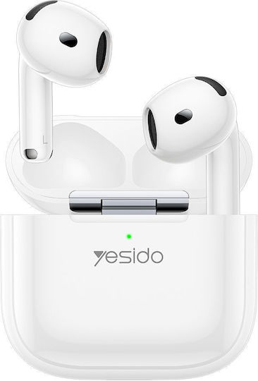 Yesido TWS31 Earbud Bluetooth Handsfree Earphones with Charging Case White view 1