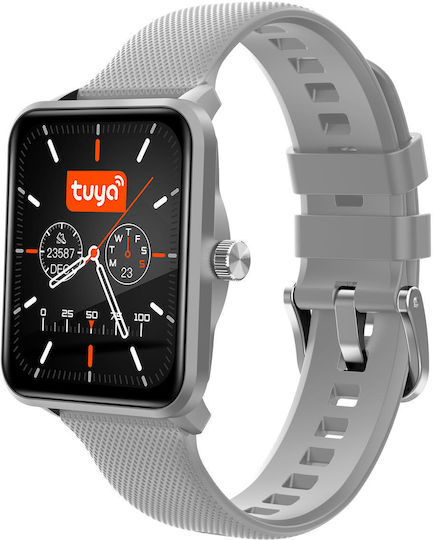 Bemi Remo Smartwatch with Heart Rate Monitor (Gray)