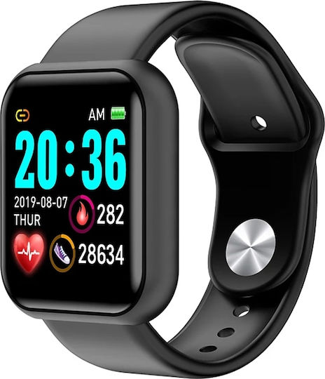 L18 Smartwatch with Heart Rate Monitor (Black)