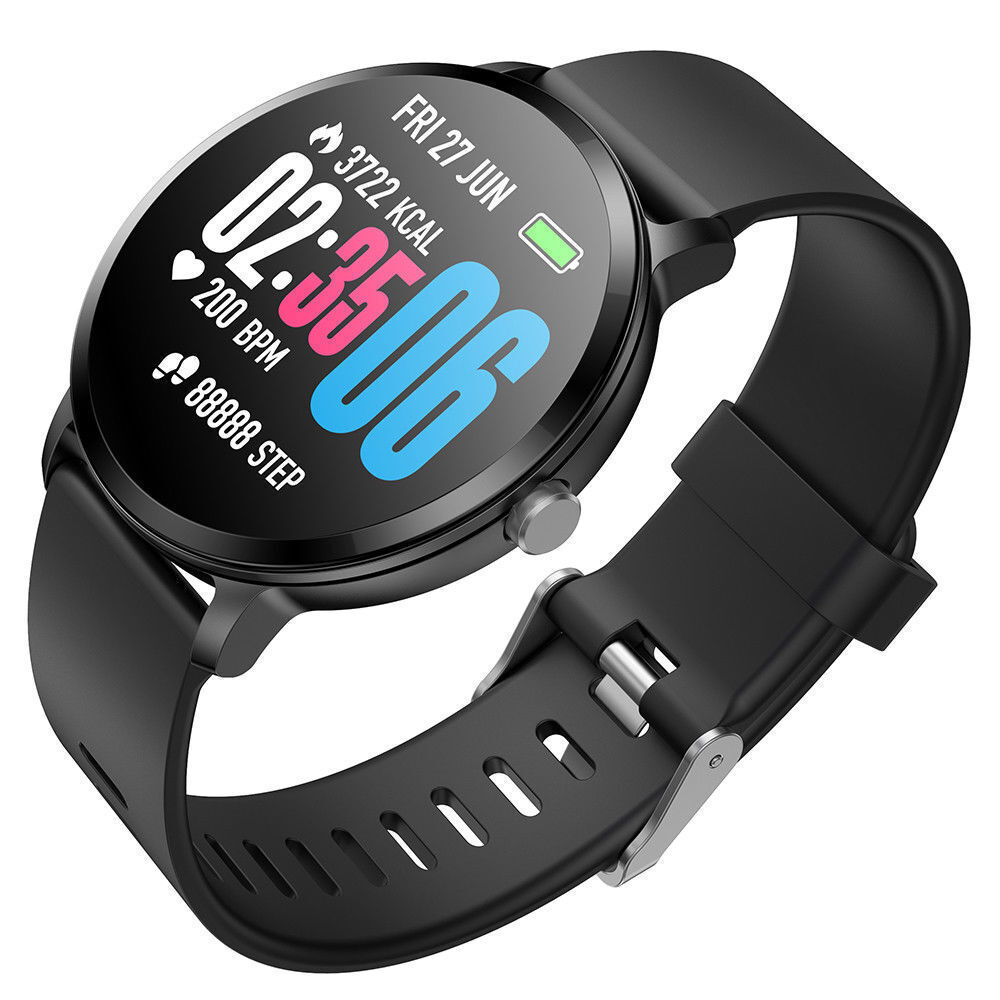 LikeSmart Sport Fit V11 Smartwatch with Heart Rate Monitor (Black) view 8
