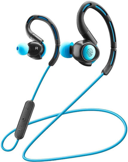 Cellular Line Athlety In-ear Bluetooth Handsfree Earphones with Sweat Resistance Blue view 2