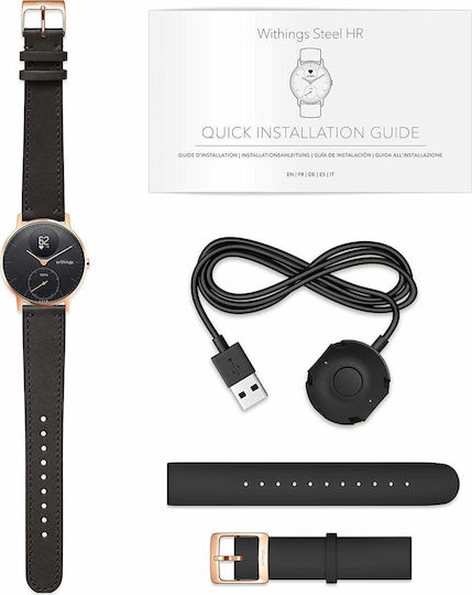 Nokia Steel HR Stainless Steel 36mm Smartwatch with Heart Rate Monitor (Rose Gold) view 5