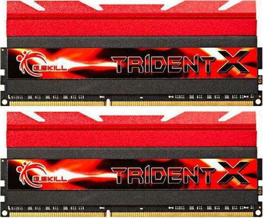 G.Skill TridentX DDR3 16GB RAM with 2x8GB Modules and Speed 2400 for Desktop F3-2400C10D-16GTX
