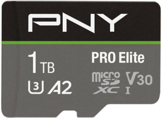 PNY Pro Elite SDXC 1TB Class 10 U3 V30 A2 UHS-I