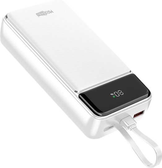 Maxexcell Power Bank 20000mAh with USB-A Port and USB-C Port White view 4