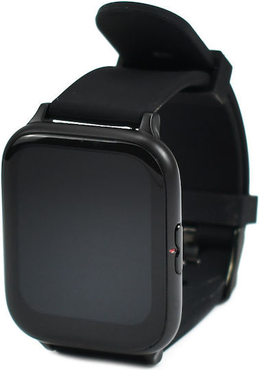 Andowl M-Zero Aluminium Smartwatch with Heart Rate Monitor (Black)