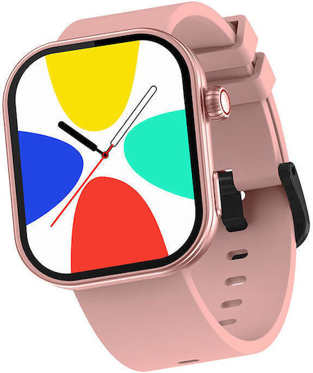 Zeblaze Btalk Plus Smartwatch with Heart Rate Monitor (Pink) view 3