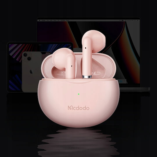 Mcdodo HP-2780 Earbud Bluetooth Handsfree Earphones with Charging Case Pink view 6