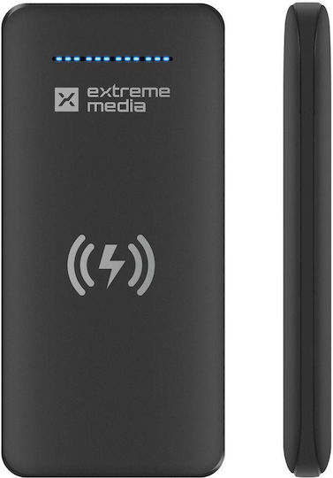Natec Extreme Media Power Bank 10000mAh with 2 USB-A Ports Black view 4
