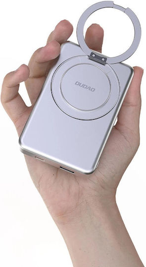 Dudao K28 MagSafe Power Bank 10000mAh 20W with USB-A Port and USB-C Port Power Delivery Silver view 5