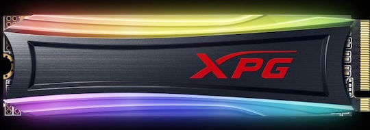 Adata XPG Spectrix S40G RGB SSD 1TB M.2 Type with PCI Express 3.0 Communication Protocol and Heatsink PH-AS40G-1TT-C vue 2
