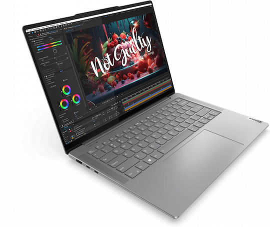 Lenovo Yoga Pro 7 14IMH9 14.5" IPS Touchscreen 120Hz (Ultra 9-185H/32GB/1TB SSD/GeForce RTX 4060/W11 Home) Luna Grey (GR Keyboard) view 2