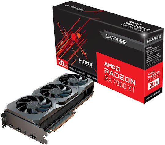 Sapphire Radeon RX 7900 XT 20GB GDDR6 Graphics Card view 1